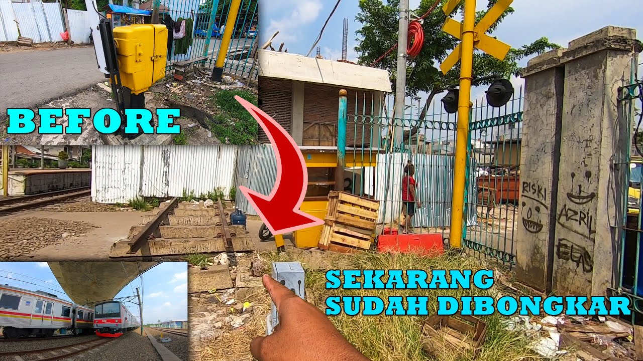 SUDAH DIBONGKAR..!! Kondisi terbaru perlintasan yg ditutup permanen di Kemayoran 😭😭😭