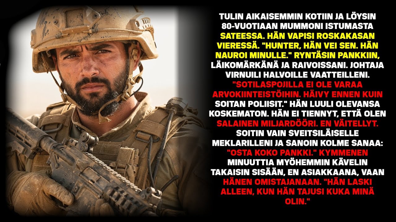 Pankinjohtaja takavarikoi isoäitini talon – Milyardööri-SEAL-pojanpoika osti koko pankin.