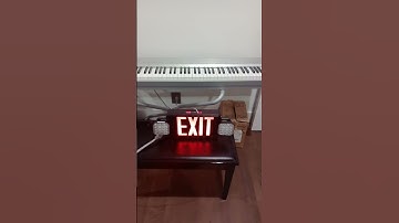 To wire a code red exit sign combo