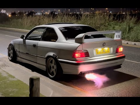 E36 2.5 Exhaust Flames, Pops And Bangs, Backfire, Headers X-Pipe