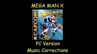 Mega Man X MS-DOS PC Version Music Correction Pack Coming Soon