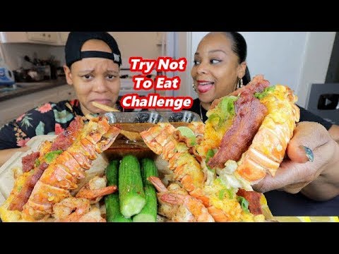 CHEESY LOADED LOBSTER TAILS MUKBANG!!!