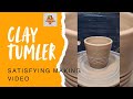 Clay tumler making video #satisfying #pottery
