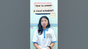How to create a visual schedule?