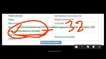 SSC CHSL 2022 Exam Attendance Official RTI Reply #sscchsl #sacchsl2022answerkey #sscchsl2022result