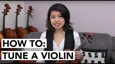 HOW TO: Tune a Violin (for beginners) using a Digital Tuner