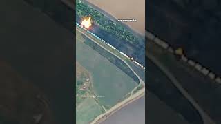 Ukrainian Intelligence Operatives Destroyed Russian Army's Railway Tank Cars #warinukraine