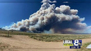 Robertson Draw Fire still burning
