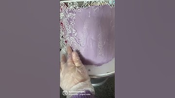 Stencilling this Encanto cake! #brighton #cake #cakedecorating #cakedesign #caketutorial #stencil