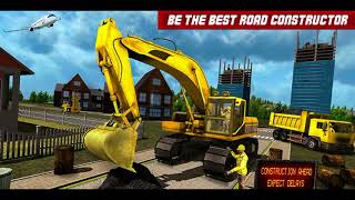 Real Road Builder Sim 2018 Construction games screenshot 3