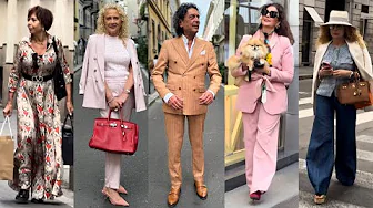 Elegant Spring Summer 2025 ☀️ Quadrilatero Fashion Ideas 🇮🇹 Italian Style Inspiration 2025