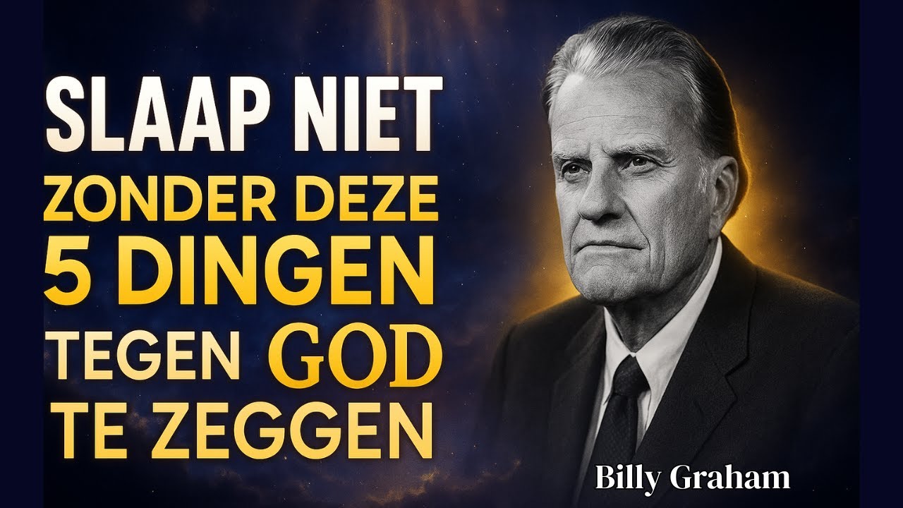 GA NOOIT SLAPEN ZONDER EERST DEZE 5 DINGEN TEGEN GOD TE ZEGGEN!