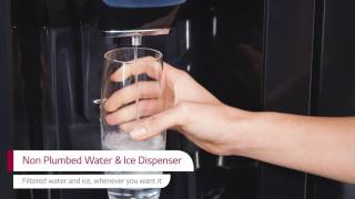 Discover The Lg Gsl761Wbxv American Style Fridge Freezer