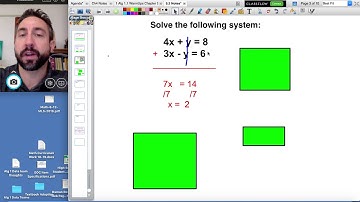 5.3 Video Notes: Solving Systems by Elimination (easy type)