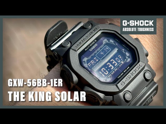 Unboxing The KING G-Shock GXW-56BB-1ER - YouTube