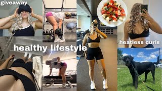 Wellness Vlog: Workout & Skin Updates, Heatless Curls & mini Ultrahuman giveaway