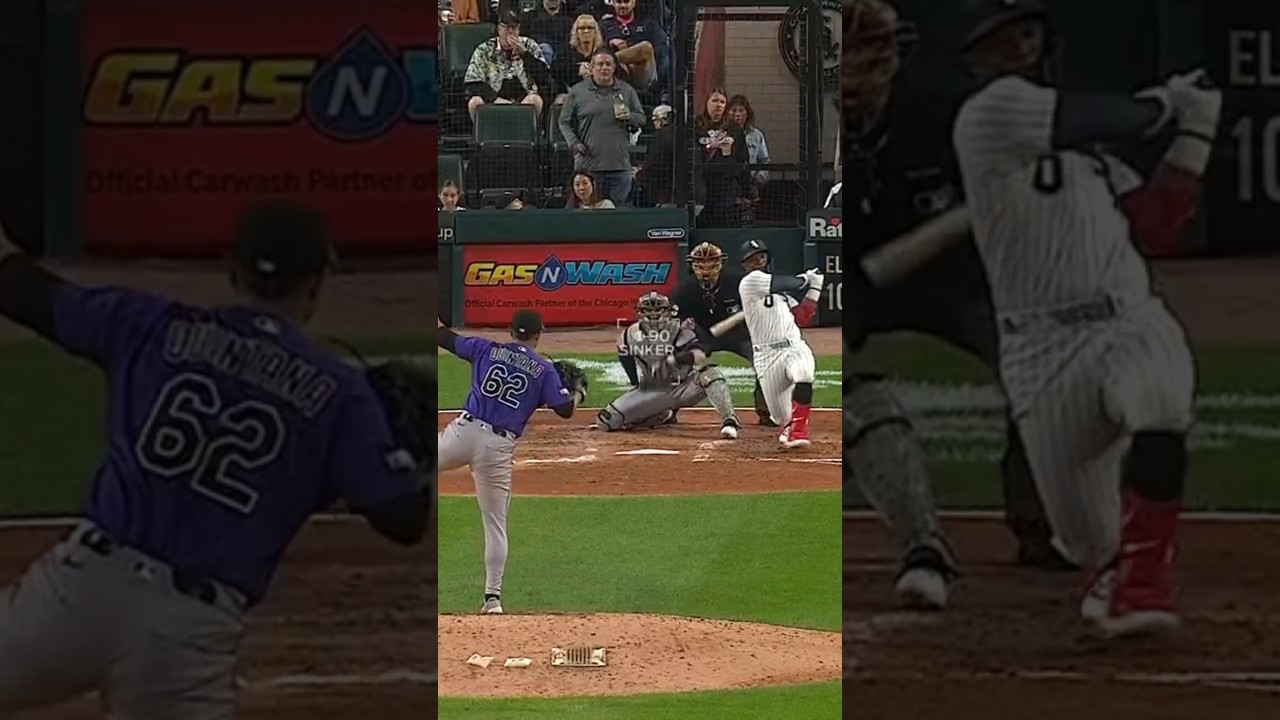 Luisangel Acuña goes yard! 😤 #homerun #highlights #mlb