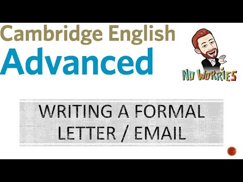 Video: How To Write An Inactivity Letter