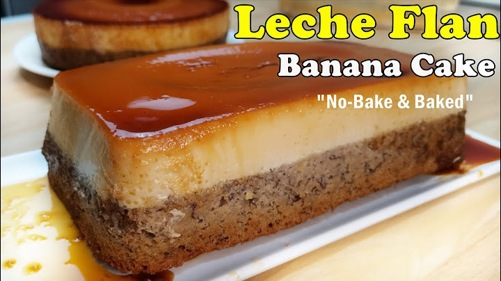 I TRIED MAKING LECHE FLAN BANANA CAKE PERFECT BLEND OF FLAVOR (NO WASTE EGG WHITE RECIPE)