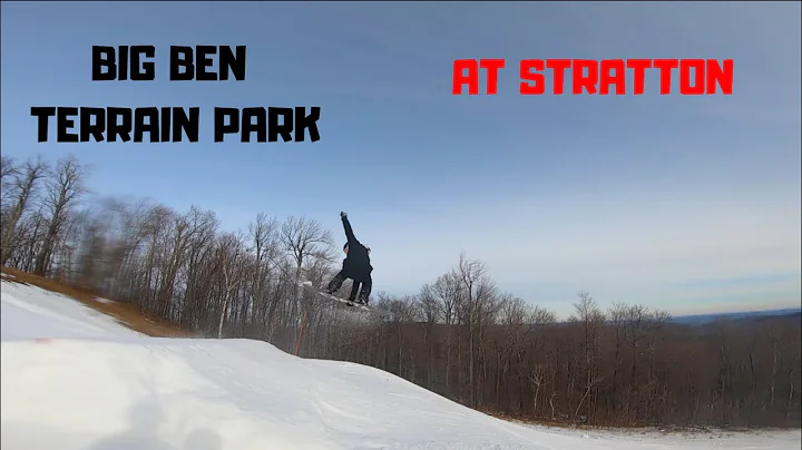 BIG BEN terrain Park at Stratton + funny moments