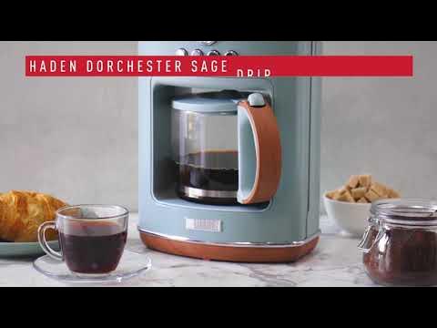 HADEN Dorchester Ultra Silt Green 10-Cup Programmable Drip Coffee