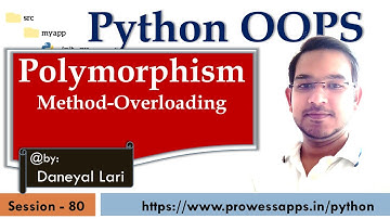 #80 | OOP | Polymorphism in Python | Method Overloading | Python Tutorial for Beginners