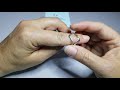Puzzle Ring Solution for 4ASL 4 Band Sterling Silver Puzzle Ring