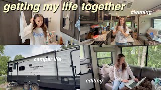 PRODUCTIVE DAYS IN MY LIFE: camper reset, editing, brand deals, etc.