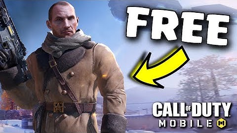 24h ONLY: Free Lev Kravchenko DEFAULT skin in COD Mobile