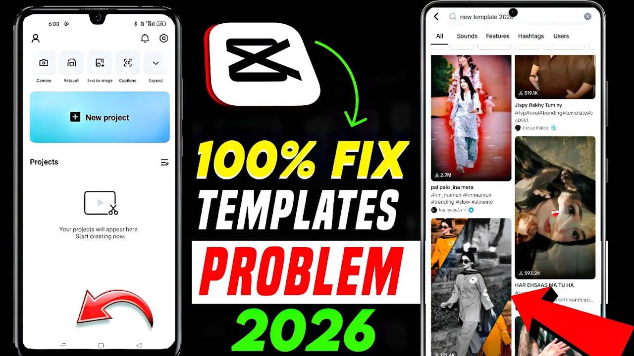 Capcut Template Not Showing 2026 | Fix Template Not Showing In Capcut ...