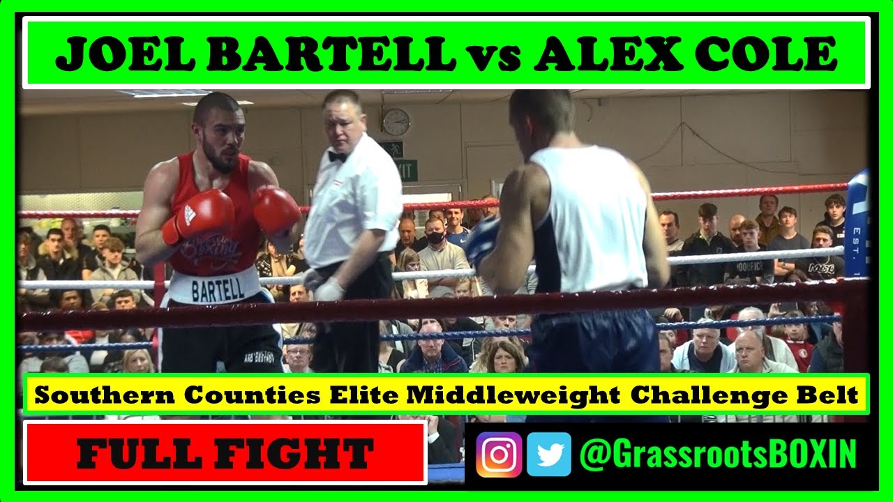 JOEL BARTELL vs ALEX COLE  - Southern Counties Elite Middleweight Challenge Belt (Guildford Boxing)