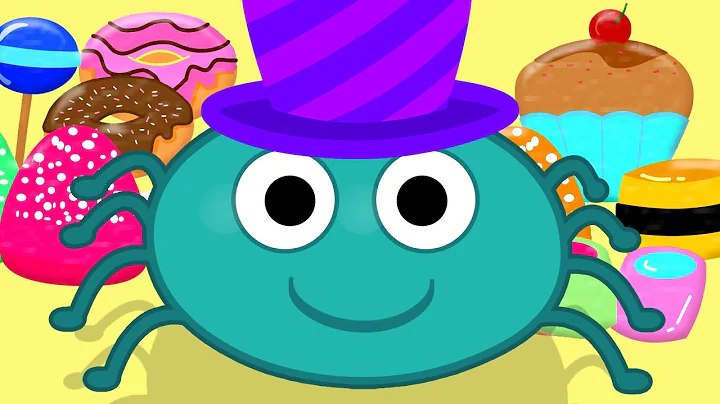 ITSY BITSY SPIDER Song (CANDY World) | A World Full of Candy! (Nursery Rhyme for Kids)