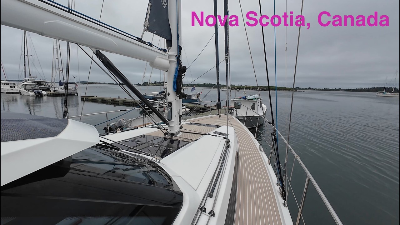 ⁣I Sailed Solo from Cape Cod, MA to Yarmouth, Nova Scotia, Canada -  240 NM Into Fog & Giant Tides