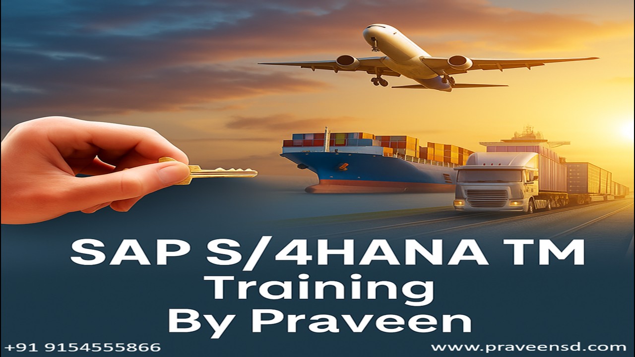 SAP S/4HANA Transportation Management (TM) Training By Praveen | 2026 ...