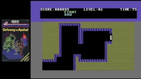 Gateway to Apshai classic dungeon adventure with POKEs! Commodore 64