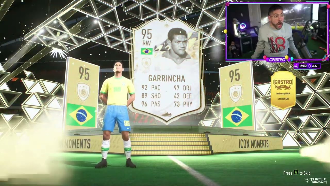 Castro packs prime moments garrincha