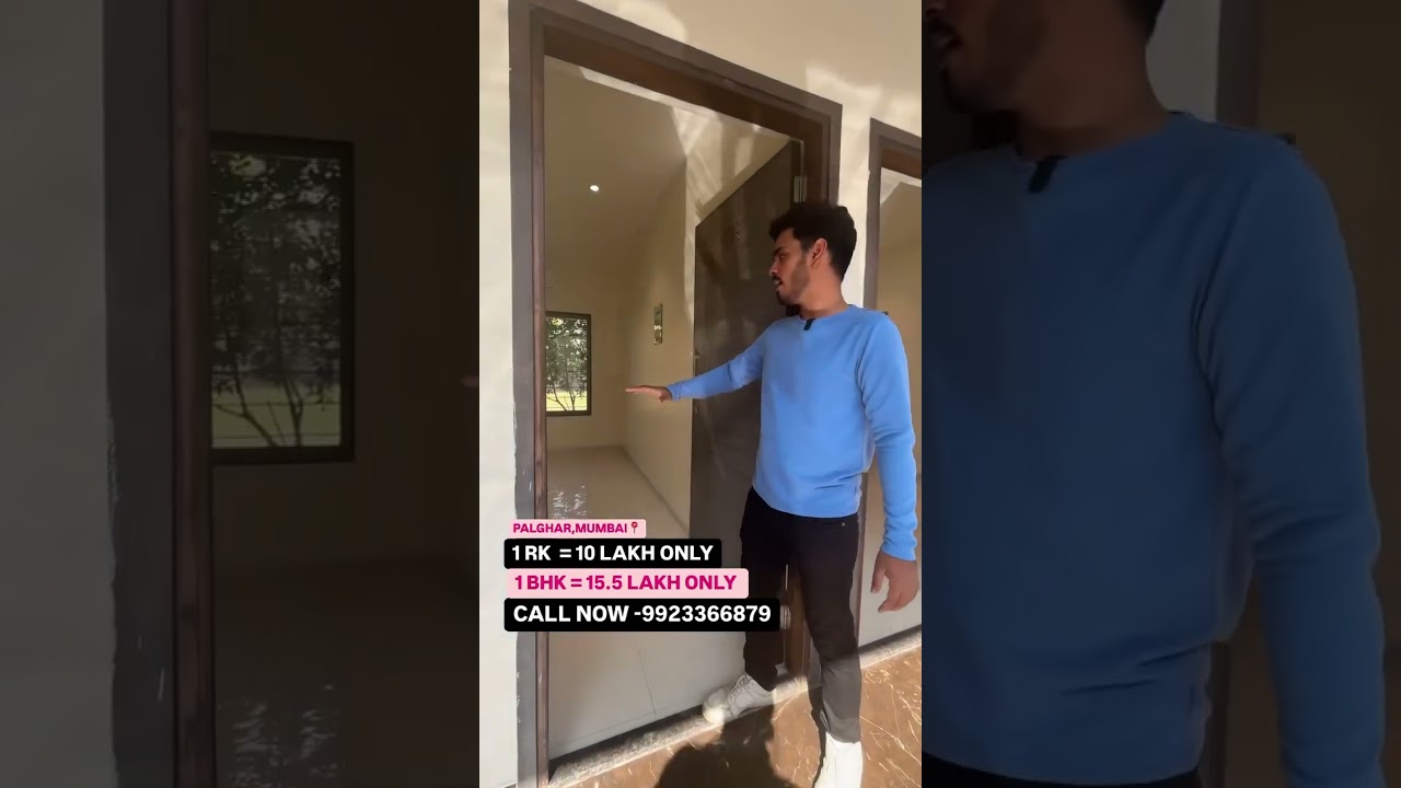 1BHK JUST IN 15.5 LAKH IN PALGHAR WEST 