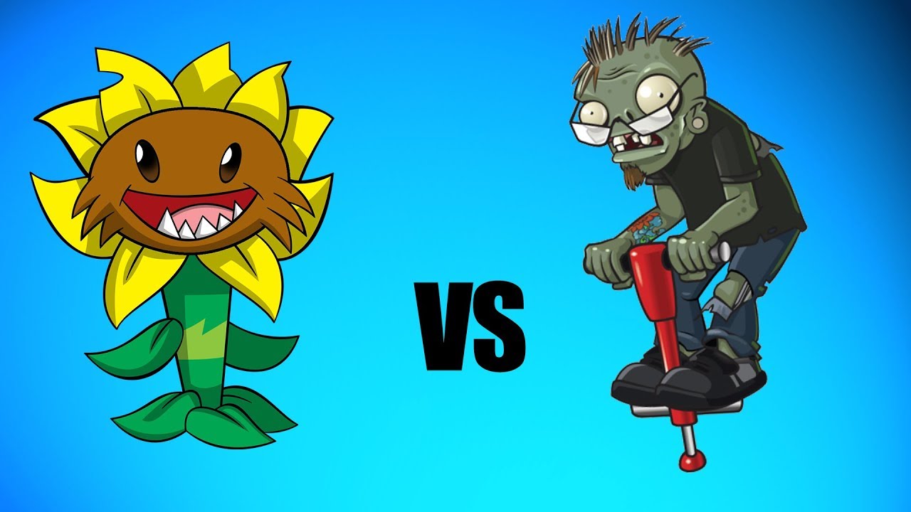 TWIN SUNFLOWER VS POGO ZOMBIE! Plants VS Zombies! YouTube