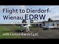 ✈ Flug nach Dierdorf-Wienau mit einer Comco Ikarus C42C