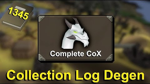 RAIDS BINGO, where I played 16 Hours a Day  ~ Ironman Collection Log Degen E117