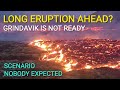 Long eruption ahead now volcano fed directly from deep chamber walls might fail