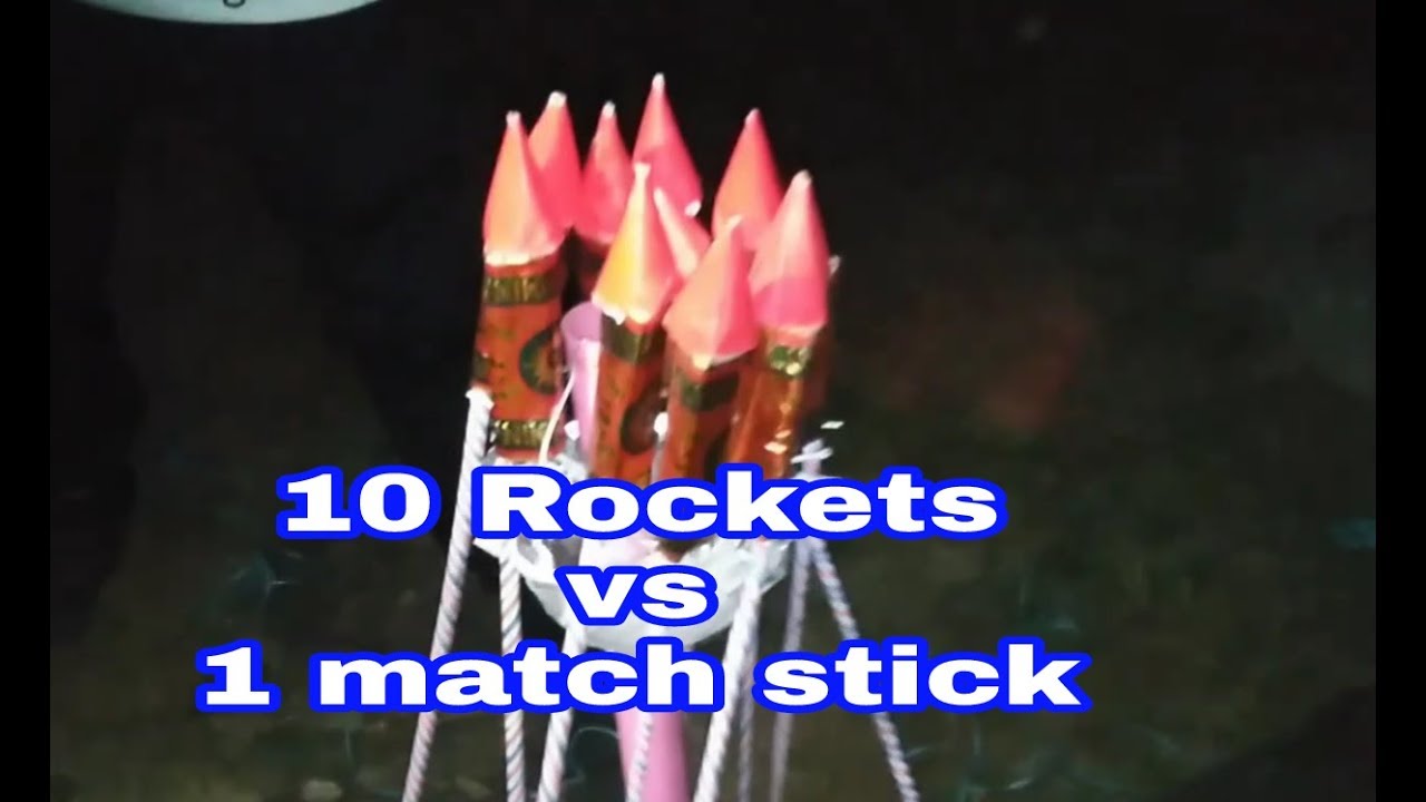 rocket firecracker experiment