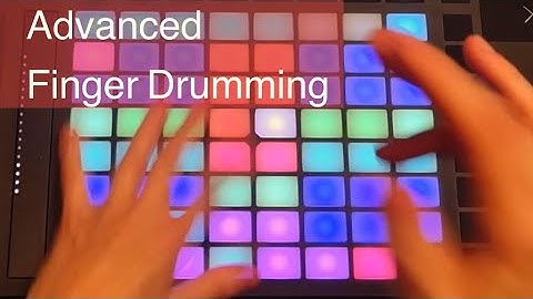 Finger drumming tutorial on Ableton Push2 (drum rack for download)