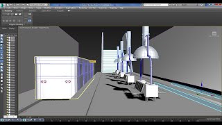 3dsmax Tutorials, Tutorial on Modeling & Texturing a Subway Station in 3dsmax ( Part 3)