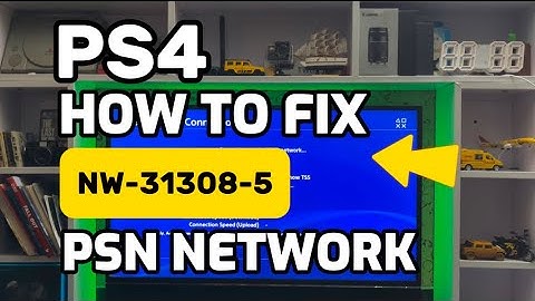 How To Fix PS4 Error NW-31308-5 There was an error connecting to the network