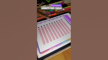 Free aesthetic purple goodnotes template for digital note taking. 💜👾 #aesthetic #study #purple