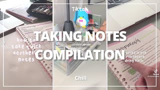 Take Notes With Me Tiktok Compilation