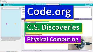 Functions with Parameters Lesson 14.2 Tutorial and Answer Code.org CS Discoveries Physical Computing Wealth