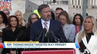 US Rep. Thomas Massie targeted in Kentucky primary