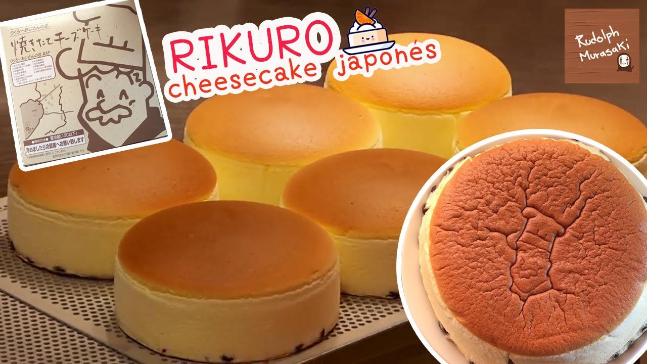 RIKURO cheesecake STREET FOOD en OSAKA / Comiendo pastel de queso